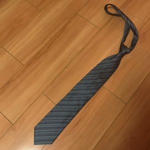 Missoni teal stripe patterned tie